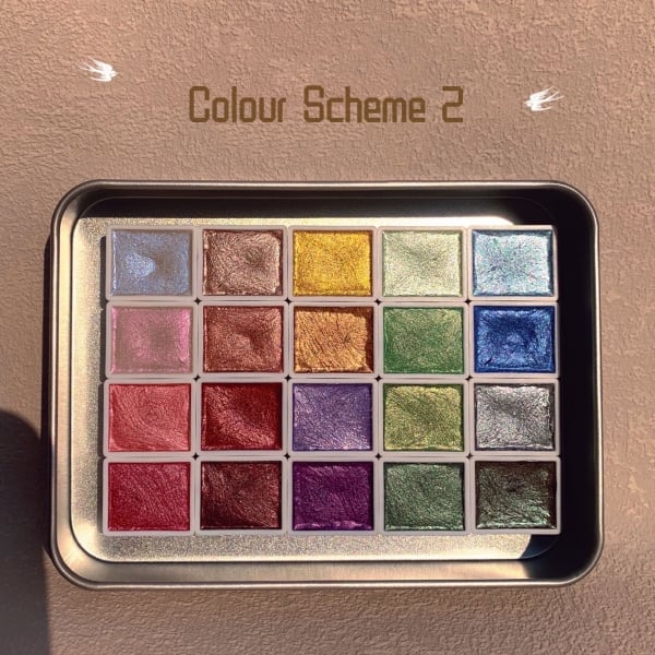 🎄🎁Christmas Hot Sale 50% OFF🎄20 Colours Watercolor Painting Set