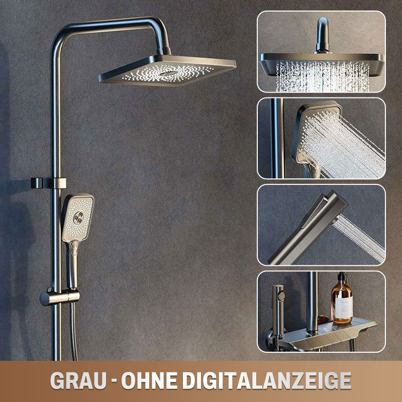 Intelligente drucksteigernde Thermostat-Brausegarnitur mit Digitalanzeige