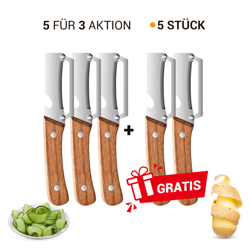 🔥 Letzter Tag – Zwei zum Preis von einem 🔥 Multifunktionaler Gemüseschäler für Küche und Fleisch