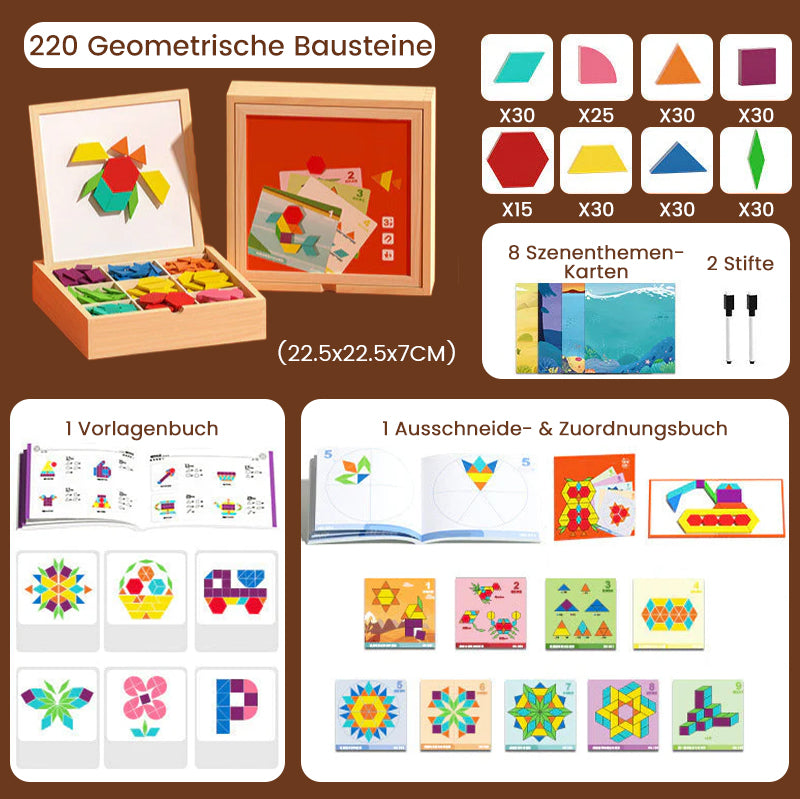 🔥Solange der Vorrat reicht 40 % Rabatt!🎉Magnetisches Puzzlespiel aus Holz mit Motiven