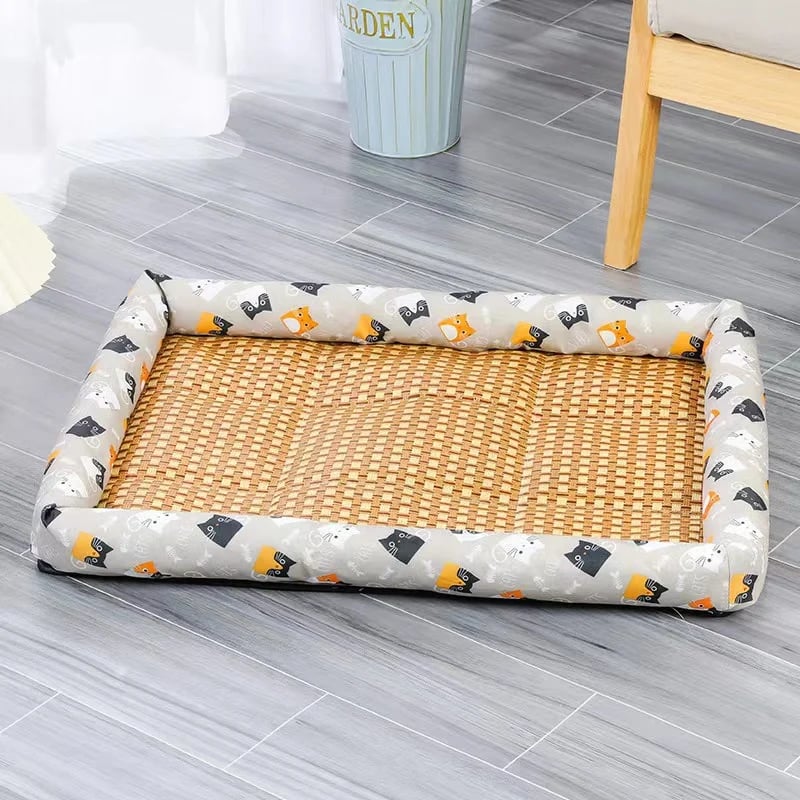 🥳HEISSER SALE 2026🥳💞50.000+ VERKAUFT!❤️ Eis-Rattan-Kühlbett für Katzen/Hunde