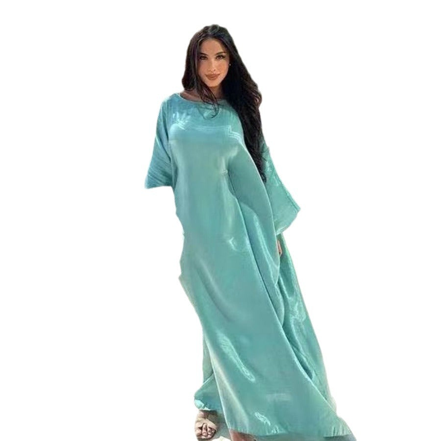 🔥Spedizione gratuita🔥Elegante abito lungo in raso fluido per donna