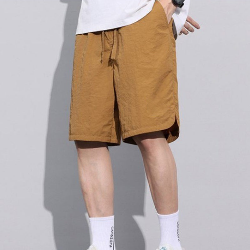 Pantalones cortos de verano informales con bolsas para hombres