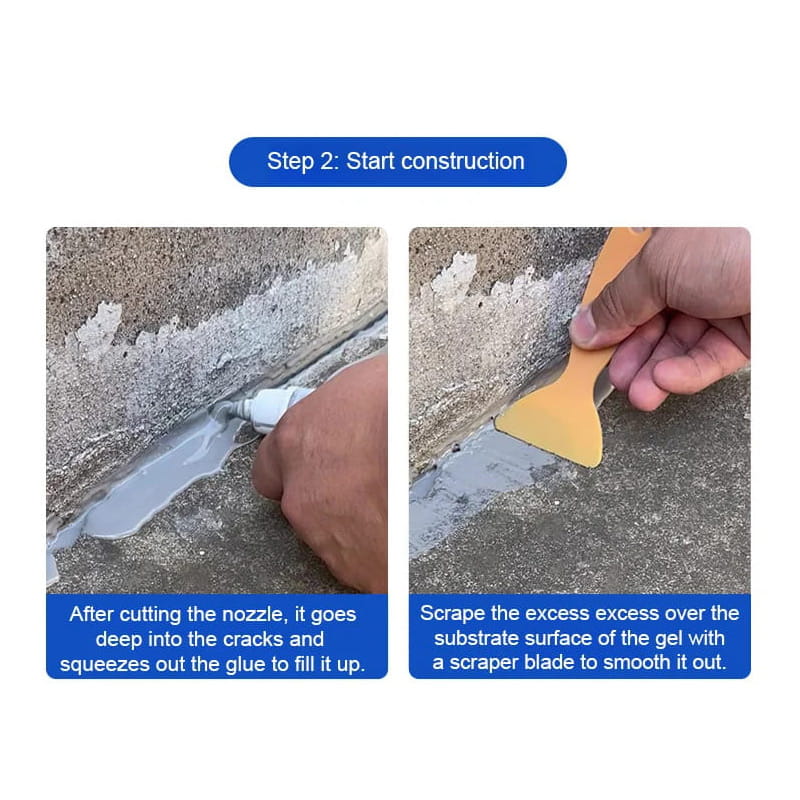 Adesivo ad asciugatura rapida e resistente alle crepe per il riempimento di giunti😍
