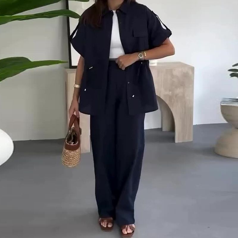 💕Free Shipping🥰Two-piece workwear casual with drawstring for women