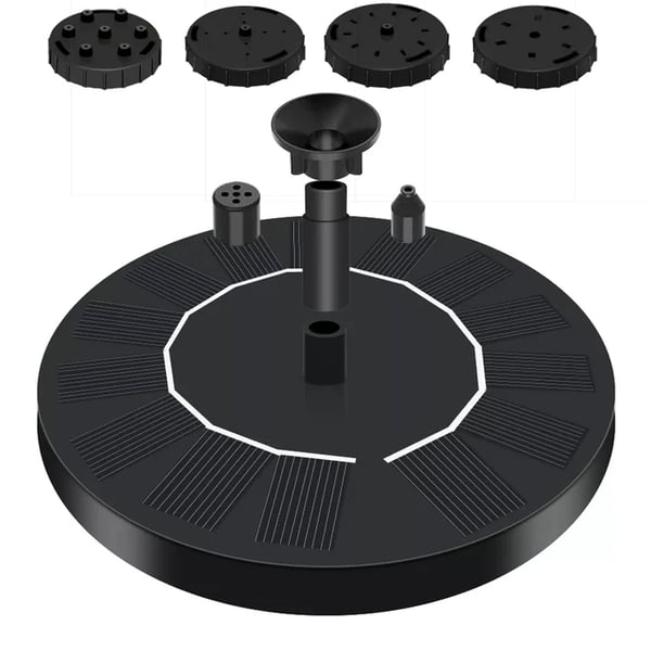 💧JETZT 50 % RABATT! ☀️ Solarbetriebene Springbrunnen-Vogeltränke-Pumpe – 1,4-W-Solarpanel, 4 Düsen & Tauchpumpe für Teich, Garten & Pool 🐦