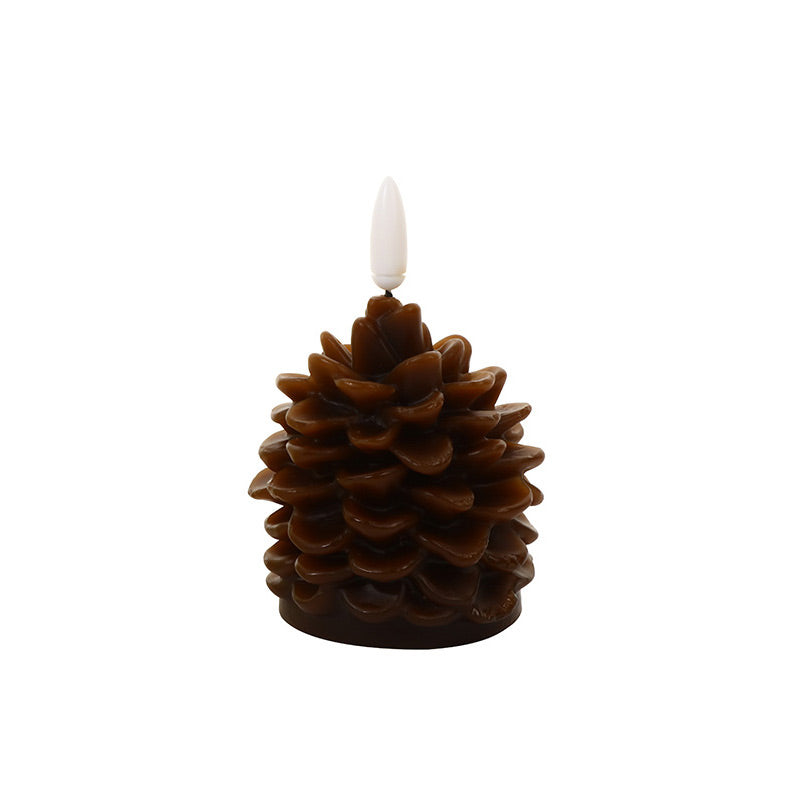 🎉 Flammenlose LED-Tannenzapfenkerzen für stimmungsvolle Deko das ganze Jahr über! 🌲💡