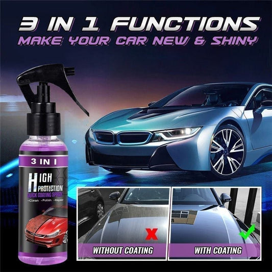 Spray per rivestimento per auto veloci 3 in 1 di protezione ad alta protezione