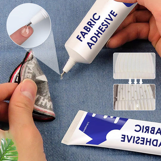 💖Adatto per l'uso domestico💦💪Adesivo tessile impermeabile e resistente per tessuti