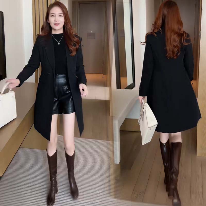 Women's fashion slim trench coat
