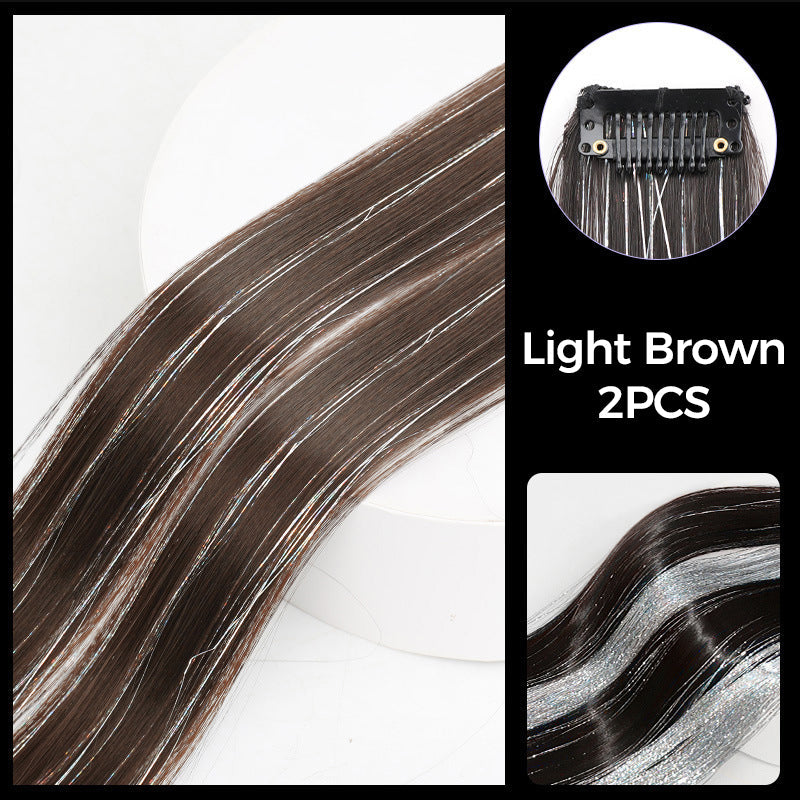 Extensiones de cabello invisibles con corbata de cabello