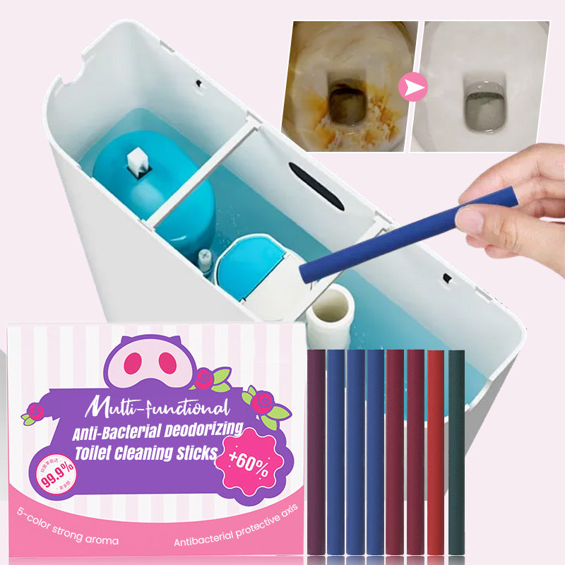 Multifunctionele antibacteriële, desodoriserende toiletreinigingsstaven