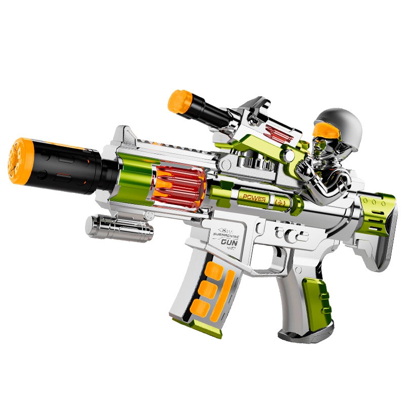 🔥Subfusil eléctrico para niños 🔫Juguetes con efectos de humo y vibración.