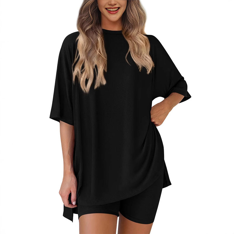 💞LETZTER TAG – 60 % RABATT🌸 Lässiges, locker geschnittenes zweiteiliges Sommer-Set für Damen💃