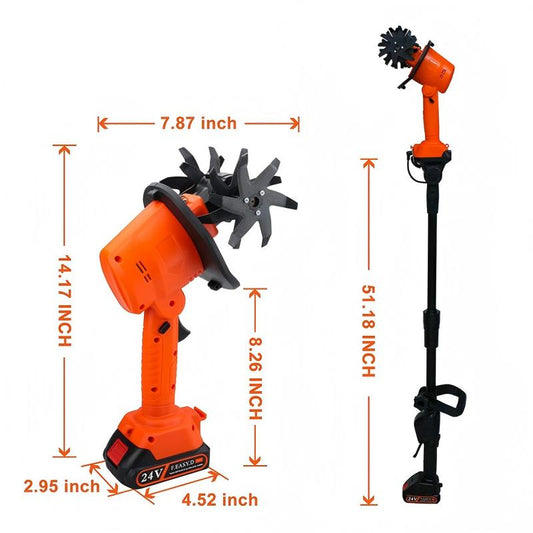 Tragbare und wiederaufladbare kabellose Elektrofräse