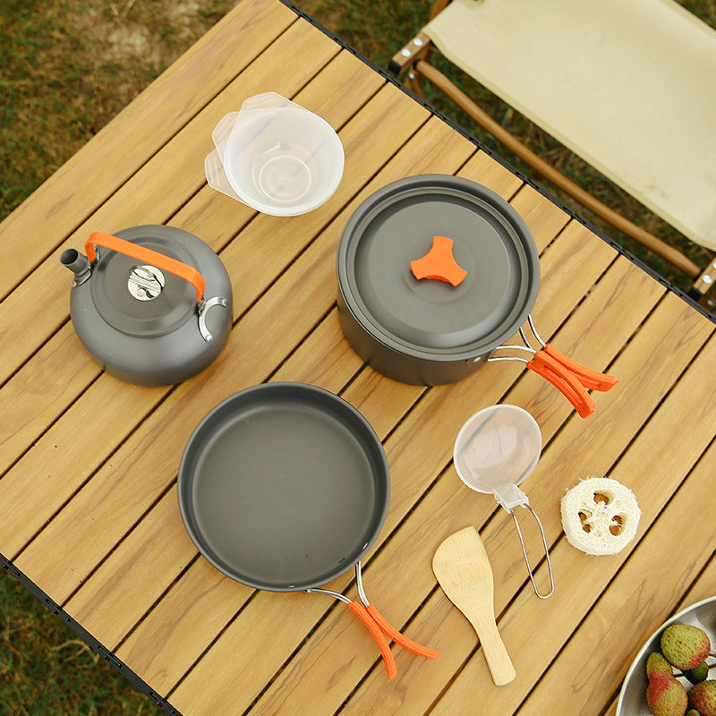 Aluminium-Kochgeschirr-Set für Outdoor & Camping