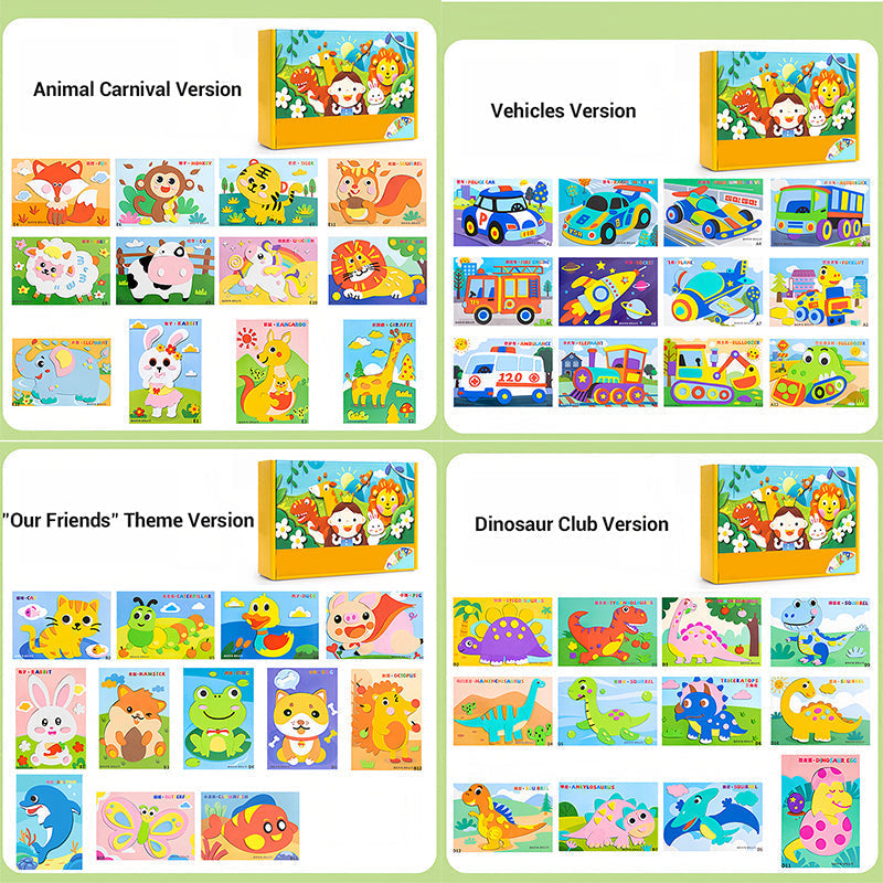 âłBegrenzte Zeit 50% Rabattđ„Kinder DIY 3D EVA Sticker Bastelset