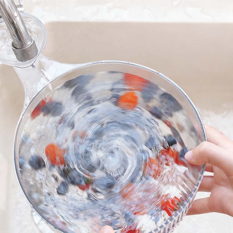🔥Solange der Vorrat reicht 40 % Rabatt!🎉2-in-1 Wasch- und Abtropfsieb für Gemüse