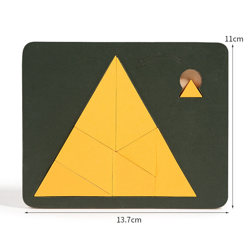 đ„Solange der Vorrat reicht 40 % Rabatt!đHolz-Tangram-Brettspiel