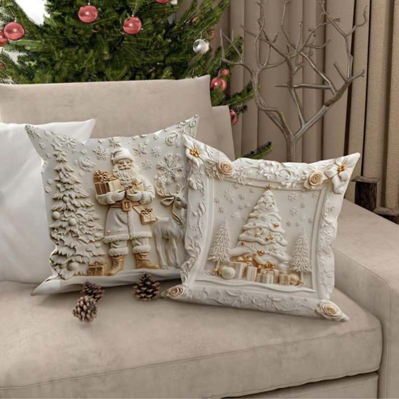 🔥Solange der Vorrat reicht 40 % Rabatt!🎉Elegante Weihnachts-Dekokissenbezüge