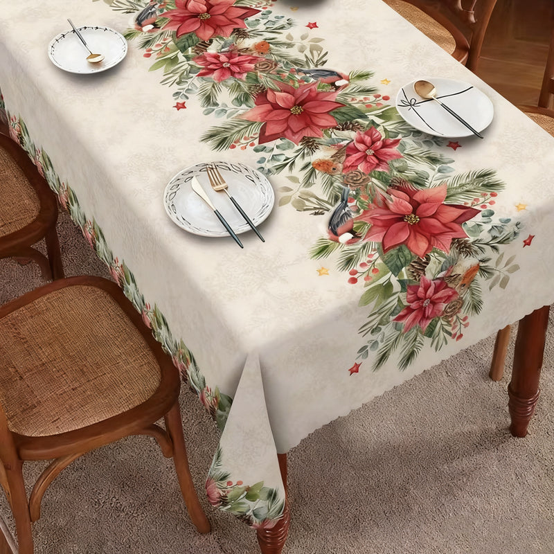 đ„Solange der Vorrat reicht 40 % Rabatt!đStilvolle Tischdecke mit Weihnachtsmotiv
