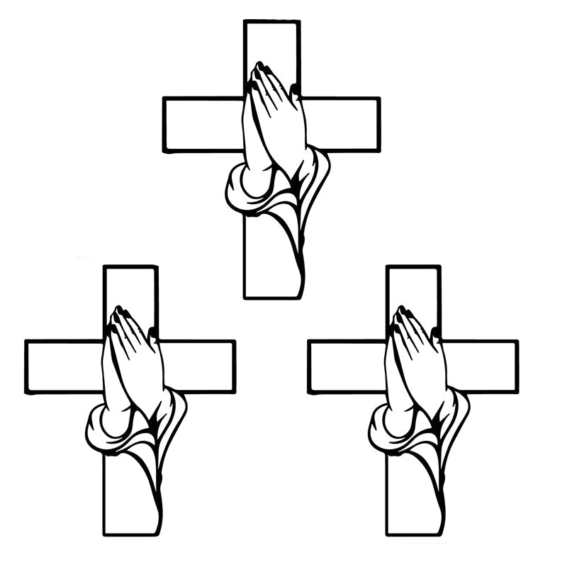 🔥Solange der Vorrat reicht 40 % Rabatt!🎉Spirituelle Wohnkultur Kreuz mit betenden Händen