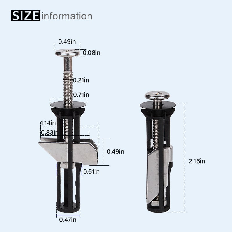 🔩 KAUF 1 ERHALT 1 KOSTENLOS! 🚽 TOILETTENSITZ-SCHRAUBENKIT - Rostfreie Beschichtung & Universelle Passform, Inklusive Werkzeug für Einfache Installation🔧