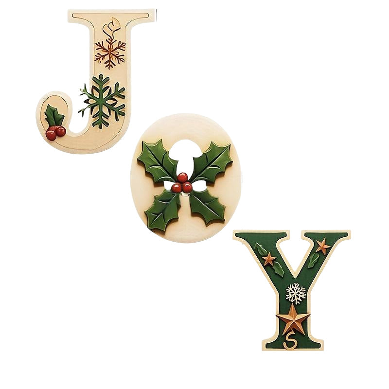 đ˘đ˘Black-Friday-Mega-Angebot â 50 % Rabatt!đ
Weihnachts-Wanddekoration aus Holz mit Buchstaben - HOME/JOY