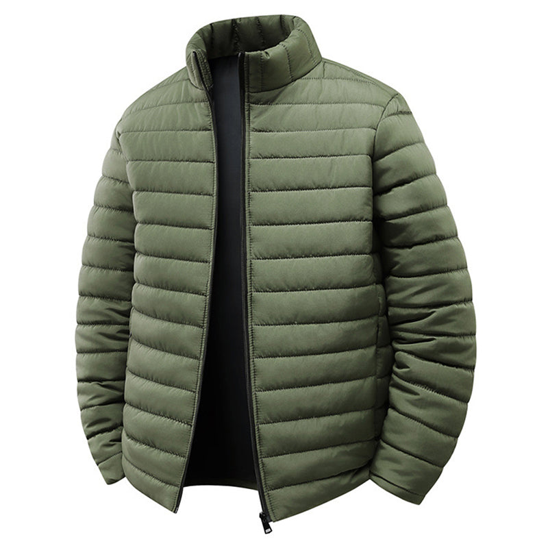🔥Solange der Vorrat reicht 40 % Rabatt🔥Einfarbige, warme, leichte Baumwolljacke