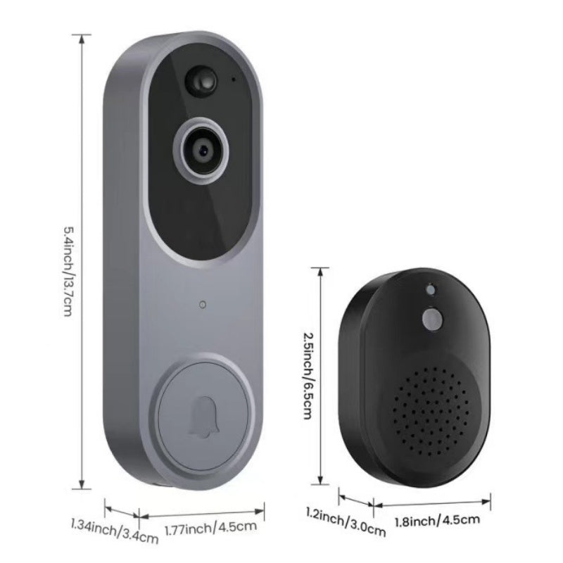 🔥Solange der Vorrat reicht 40 % Rabatt!🎉Smart Home Drahtlose HD Video Türklingel & Glocke