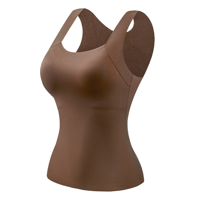 ๐ 50% RABATT! ๐ฅ Damen Thermo-Tanktop mit U-Ausschnitt โ Integrierter BH, Nahtlos & Perfekt zum Unterziehen ๐โโ๏ธ