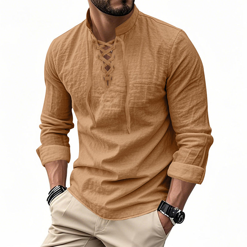 🔥Solange der Vorrat reicht 40 % Rabatt!🎉Herren einfarbiges Freizeithemd