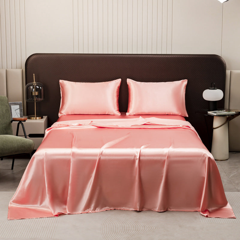 ๐ 50% RABATT! ๐ Unifarbenes Satin-Spannbettlaken โ Haar- & hautfreundlich, Temperaturregulierend & Maschinenwaschbar ๐๏ธโจ