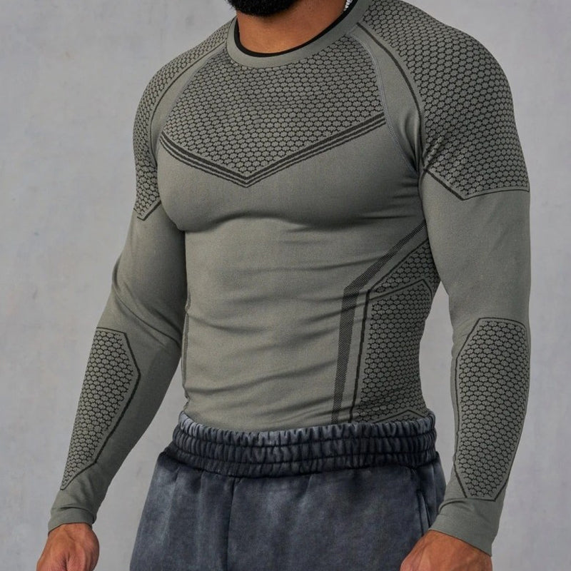 📢📢50% RABATT! ⏰Langarm-Trainingst-Shirt für Männer