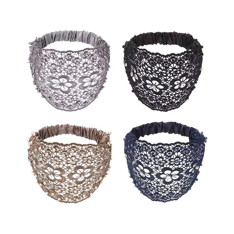 📢Bis zu 73 % Rabatt⚡️Damen Haarband mit Perlen & Strass – Breites Stirnband für Alltag💎✨