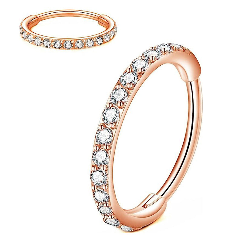 💎 50% RABATT! ✨ Diamant Nasenring Schmuck – Hochwertige Zirkonia, Hypoallergenes Material & Perfekt Für Einen Eleganten, Täglichen Look 👃