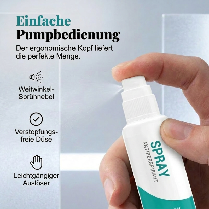 🧴 KAUFE 1, ERHALTE 1 GRATIS! 🌬️ Langanhaltendes Antitranspirant-Spray – 30 ml, 48 h Schutz – Fleckenfrei & hautfreundlich – ideal für Alltag & Sport 💪✨