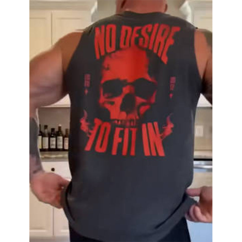 🔥 Solange der Vorrat reicht – 40 % Rabatt! 🎉 Herren Ärmelloses Tank Top – Lockere Passform, Sommer-Gym & Streetwear-Stil