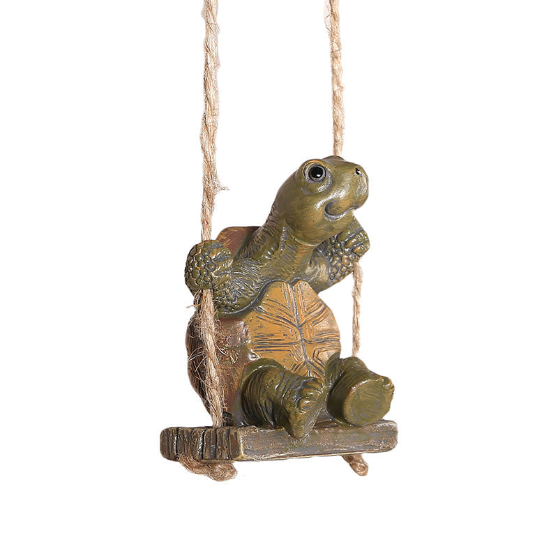 🎉Neu! Begrenzte Zeit – 50% Rabatt⏰ Verspielter Schildkröten-Schaukel-Deko