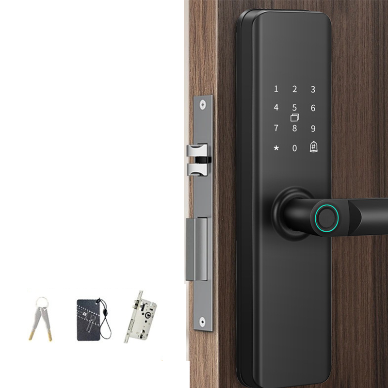 đïž 50 % Rabatt â Intelligentes TĂŒrschloss mit Fingerabdruck & Code â einfache Montage ohne Bohrwechsel â ideal fĂŒr Mietwohnungen, Apartments & Hotels đ