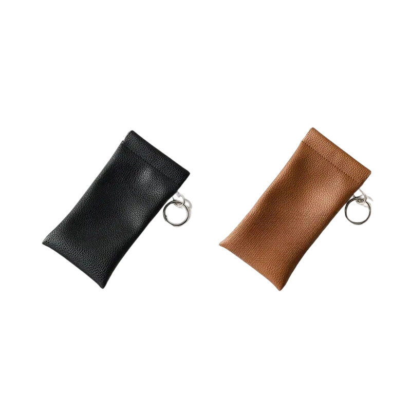 Tragbares Sonnenbrillen-Etui aus Kunstleder