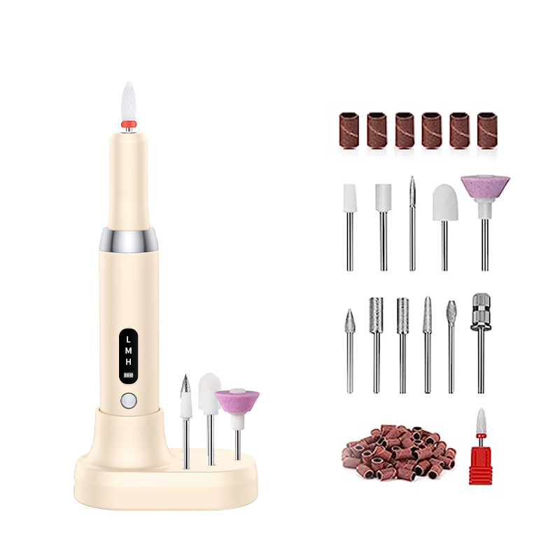 ⏰ 50% RABATT💅🔋 Kabelloser elektrischer Nagelfräser mit Ladestation – Professionelle Maniküre zu Hause! | Tragbar, aufladbar & jederzeit einsatzbereit ✨