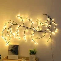 đż 50 % Rabatt â LED-Lichterkette im Ranken-Design â 144 Lichter, 2,3 m, dimmbar, IP55 â fĂŒr Garten, Balkon, Zimmer & Partys đĄ