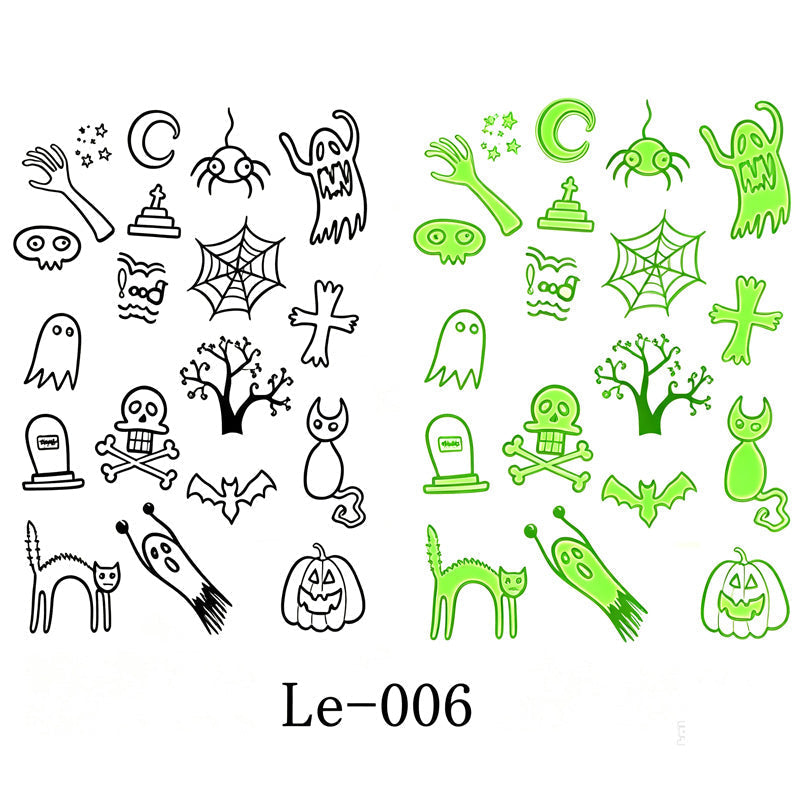đ˘đ˘ JETZT 50 % RABATT!! â°Leuchtende Halloween-Tattoos fĂźr Kinder â Wasserfeste Cartoon-Glow-Sticker