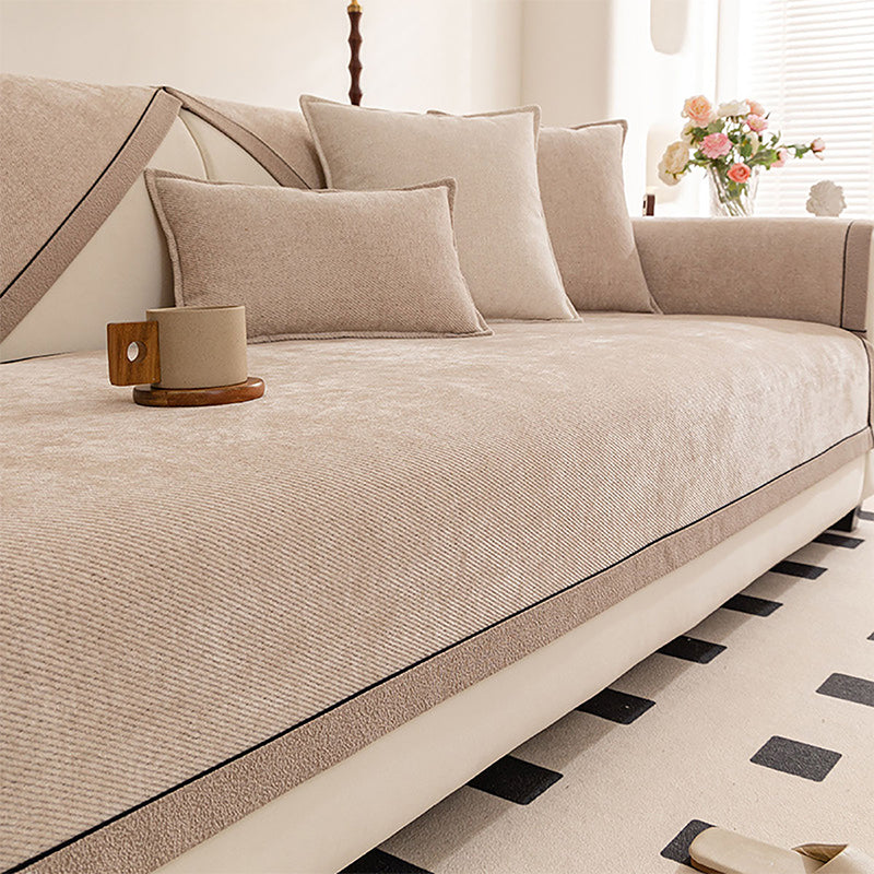 Rutschfeste Chenille-Sofaabdeckung