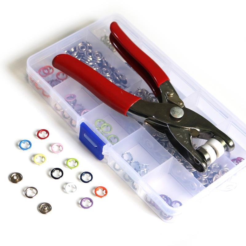 ✂️ 50% RABATT! 🔘 DIY Knopf‑Nähset – Kupfer, mehrfarbig & mit Handzange ✨