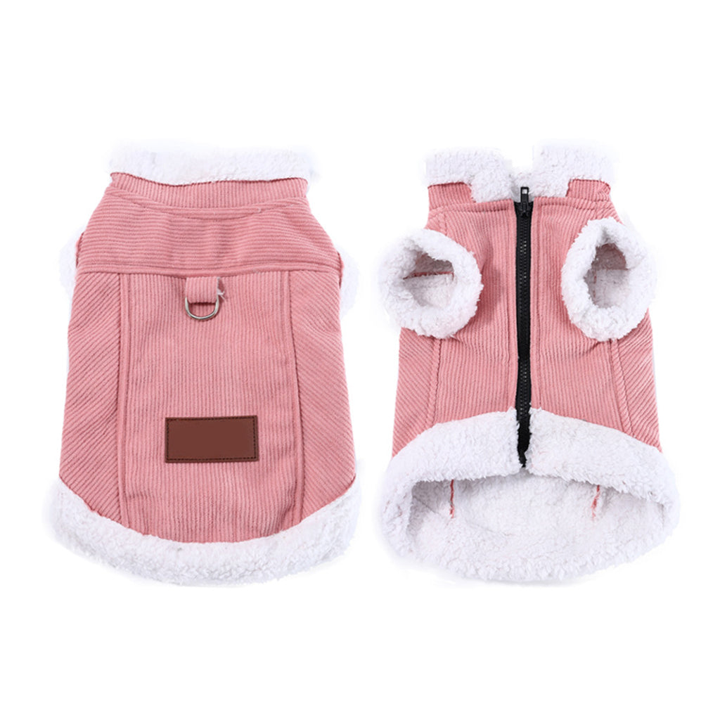 Warme Lammfleece-Haustierweste Herbst Winter Verdickte Fleece-Gefütterte Hundekleidung für Katzen und Hunde