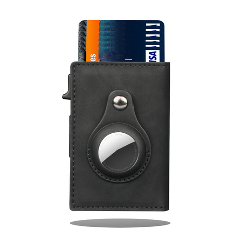 Billetera a prueba de pérdida con varios compartimentos de tarjetas