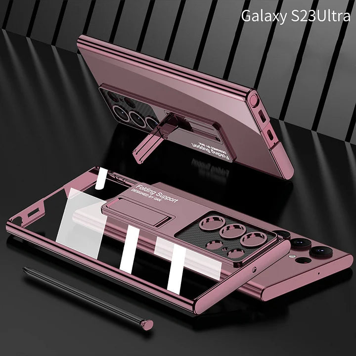 Samsung Plating S23ultra Case + Mur Hole Stand