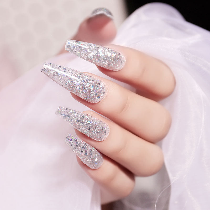 Nail art seed-enhancement adhesive adhesive